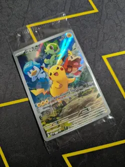 Pokemon TCG Pikachu SVP 027 Black Star Promo Paldea Evolved Sealed NM - Image 2