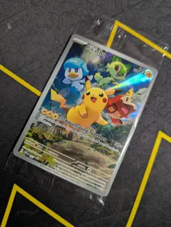 Pokemon TCG Pikachu SVP 027 Black Star Promo Paldea Evolved Sealed NM - Image 3