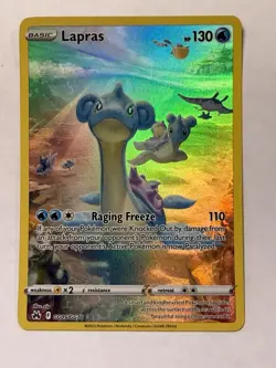 Pokemon TCG Lapras GG05/GG70 Crown Zenith Ultra Rare Full Art - Image 1