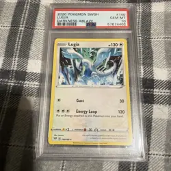 Pokemon Darkness Ablaze Lugia TCG PSA 10 Gem Mint #140/189 - Image 1