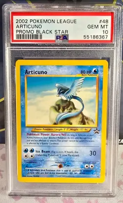 Pokemon Articuno Black Star Promo PSA 10 WOTC Free Shipping - Image 1