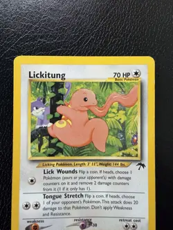 Pokemon Lickitung Southern Islands 16/18 English 2001 Promo Regular MP - Image 2