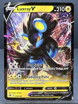 LUXRAY V 050/189 ULTRA RARE HOLO ASTRAL RADIANCE SWSH10 POKEMON NEAR MINT NM - Image 1