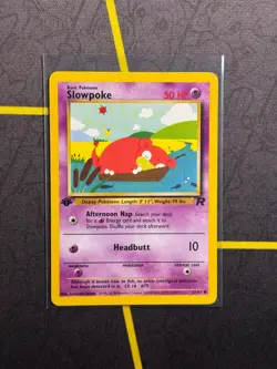 Slowpoke 67/82 - Pokemon TCG Team Rocket 1st Edition - LP - Image 1