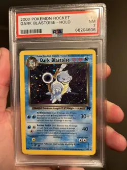 Pokemon PSA 7 Dark Blastoise 3/82 Team Rocket Holo - Image 3