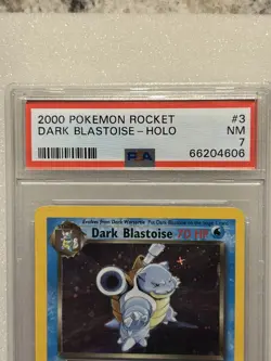 Pokemon PSA 7 Dark Blastoise 3/82 Team Rocket Holo - Image 4