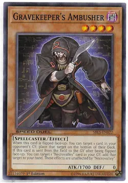 Yu-Gi-Oh! Arena Of Lost Souls GRAVEKEEPERS AMBUSHER SBLS-EN022 (C) - Image 1