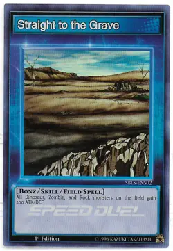 Yu-Gi-Oh! Arena Of Lost Souls STRAIGHT TO THE GRAVE SBLS-ENS02 (SR) - Image 1