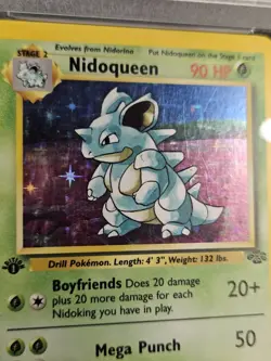 1999 Jungle 1st Nidoqueen 7/64 PSA 5 EX Holo Pokemon Card TCG CGC WOTC - Image 4
