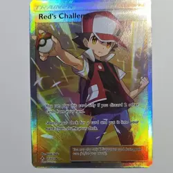 Pokemon TCG Red's Challenge Full Art Ultra Rare Holo Sm-Unbroken Bonds 213/214 … - Image 1