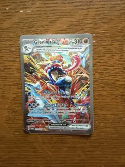 Pokemon TCG Greninja EX Twilight Masquerade Card 214/167 MINT - Image 1