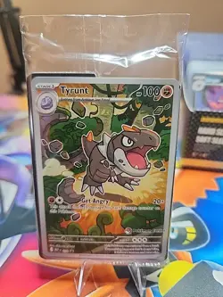 Pokemon Tyrunt MEP/070 Perfect Order Pokemon Center ETB Promo Cards (Sealed) - Image 1