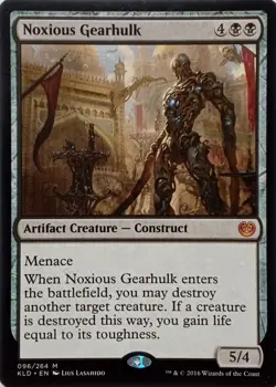 096/264 NOXIOUS GEARHULK MYTHIC KALADESH MTG CARD - Image 1
