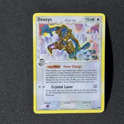 HOLO BLEED Deoxys 2/17 Delta Species POP Series 4 2006 Pokemon Rare Error Card - Image 1