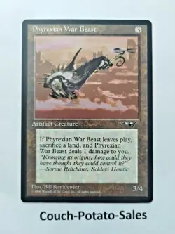 MTG Phyrexian War Beast - v2 Alliances Regular Common -Premium NOS -Uncirculated - Image 1