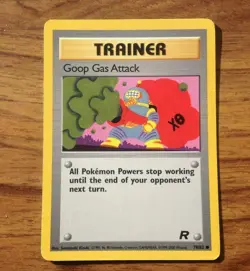 Goop Gas Attack Trainer 78/82 - Team Rocket Set - Pokemon Card - Free UK Postage - Image 1