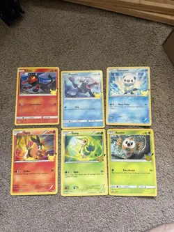 Pokemon Sinnoh 25th Anniversary First Partner Jumbo Cards - Image 1