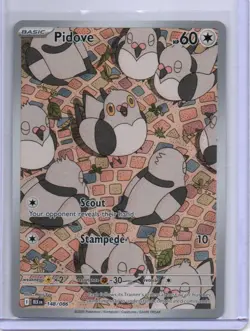 Pidove 148/086 IR - Black Bolt Pokemon Card - Pack Mint - Image 1