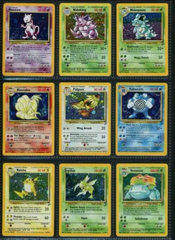 Complete Master Base Set 2 130/130 WOTC Vintage Pokemon Cards Charizard Holo - Image 5