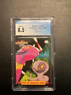 CGC 7.5 Graded Ekans / Arbok #TV12 Topps Silver foil series 1 Pokemon Card - Image 1