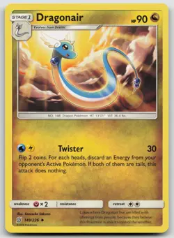 Dragonair (149) 149/236 SM - Unified Minds Uncommon Pokemon TCG Card - Image 1