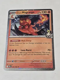 Pokemon TCG Ethan’s Magcargo Cosmos Holo Promo Card Destined Rivals 036/182 - Image 1