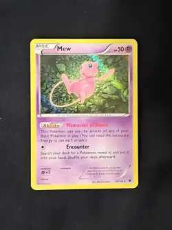 Mew 29/124 XY - Fates Collide LP- Pokemon Card TCG - Image 1