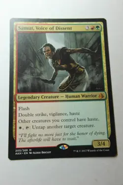 MTG Samut Voice of Dissent x1- -Amonkhet-Lightly Played - Image 1
