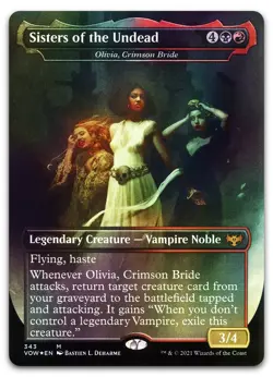 Sisters of the Undead - Olivia, Crimson Bride #343 (Foil) NM Crimson Vow - Image 1
