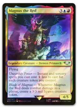 Magnus the Red (Surge Foil) #131 (NM) Warhammer 40,000 40K Magic MTG - Image 1