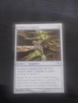 Viridian Longbow Common Mirrodin LP/MP MTG - Image 1
