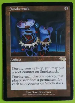 Mtg SMOKESTACK, Urza's Saga. - Image 1