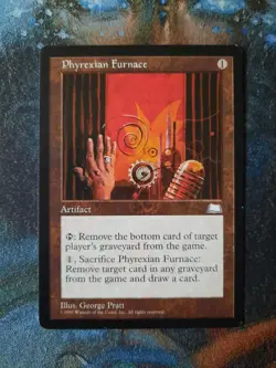 MTG Magic the Gathering - 1 x Phyrexian Furnace - Weatherlight - EX L2 - Image 1