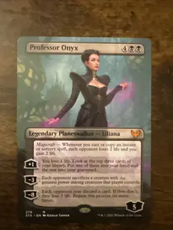 Professor Onyx (Borderless) Strixhaven: School of Mages Regular - Image 1