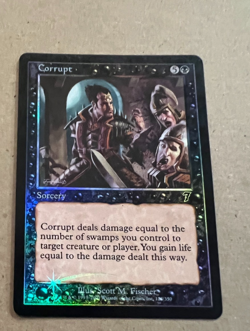 Foil - Corrupt - 7th Edition - MTG - Magic the Gathering - Foil - Image 2