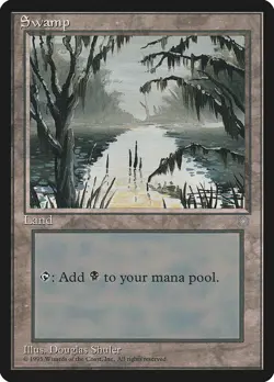 MTG Swamp (373) ** Ice Age ** English (MP) - Image 1