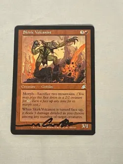 MTG Skirk Volcanist Artist Proof and Signature Signed Cavotta - Image 1