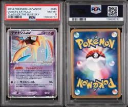 2004 POKEMON CLASH OF THE BLUE SKY Unlimited 045/082 DEOXYS EX-HOLO PSA 8 - Image 3