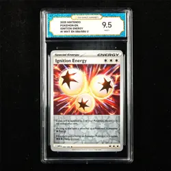 TQG 9.5 MINT+ 2025 Pokemon ENG Ignition Energy 086/086 U - Image 1