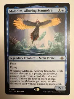 Malcolm, Alluring Scoundrel The Lost Caverns of Ixalan Regular MTG - Image 1