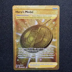Pokemon Hero's Medal (Secret) 201/185 Swsh04: Vivid Voltage Holo Near Mint - Image 3