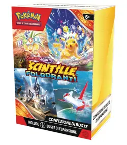 Pokemon Bundle x6 Buste Scintille Folgoranti Sealed ITA - Image 2