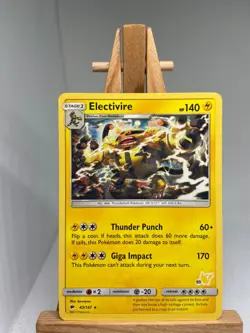 Electivire - Rare Pikachu Stamped - 43/147 Burning Shadows - MINT - Pokemon - Image 1