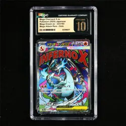 CGC 10 PRISTINE 2025 Pokemon JPN Mega Charizard X ex 223/193 MAR(1) - Image 2