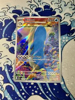 Pokemon 2025 TCG Wailord 162/159 JTG EN Journey Together Illustration Rare NM✨ - Image 1