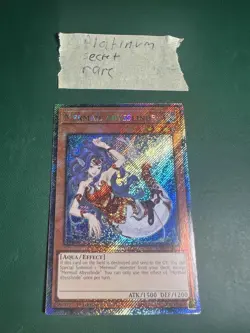 Mermail Abysslinde 1st Edition Platinum Secret Rare RA04-EN011 Yu-Gi-Oh - Image 1