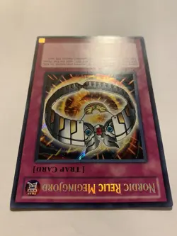 Yu-Gi-Oh! Nordic Relic Megingjord STOR-EN088 1st Ed Secret Rare LP/MP (photos) - Image 5