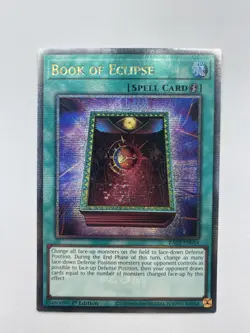 Yu Gi Oh - RA02-EN054 Book Of Eclipse - Quarter Century Secret Rare - Image 1