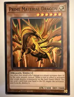 Yugioh Prime Material Dragon - Speed Duel: Battle City Finals SBC2 - Image 1