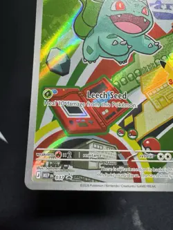 Pokemon Bulbasaur MEP 037 First Partner Illustration Rare Promo 30th Anniversary - Image 3